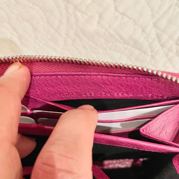 Authentic Balenciaga Lambskin long zippy wallet - Picture 12 of 16
